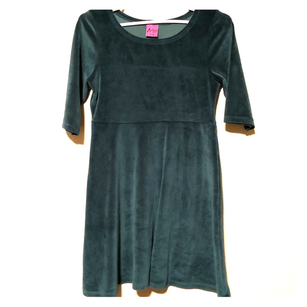 Green Suede Dress